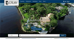 Desktop Screenshot of luxuryrealestate.com
